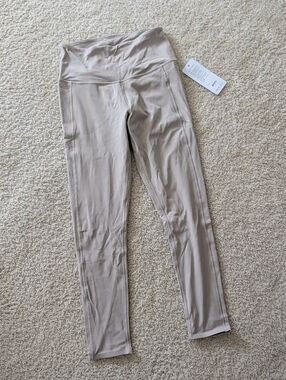 RHONE High-Waist Leggings in Taupe Beige